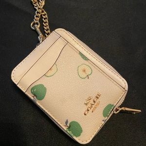 Coach zip card case